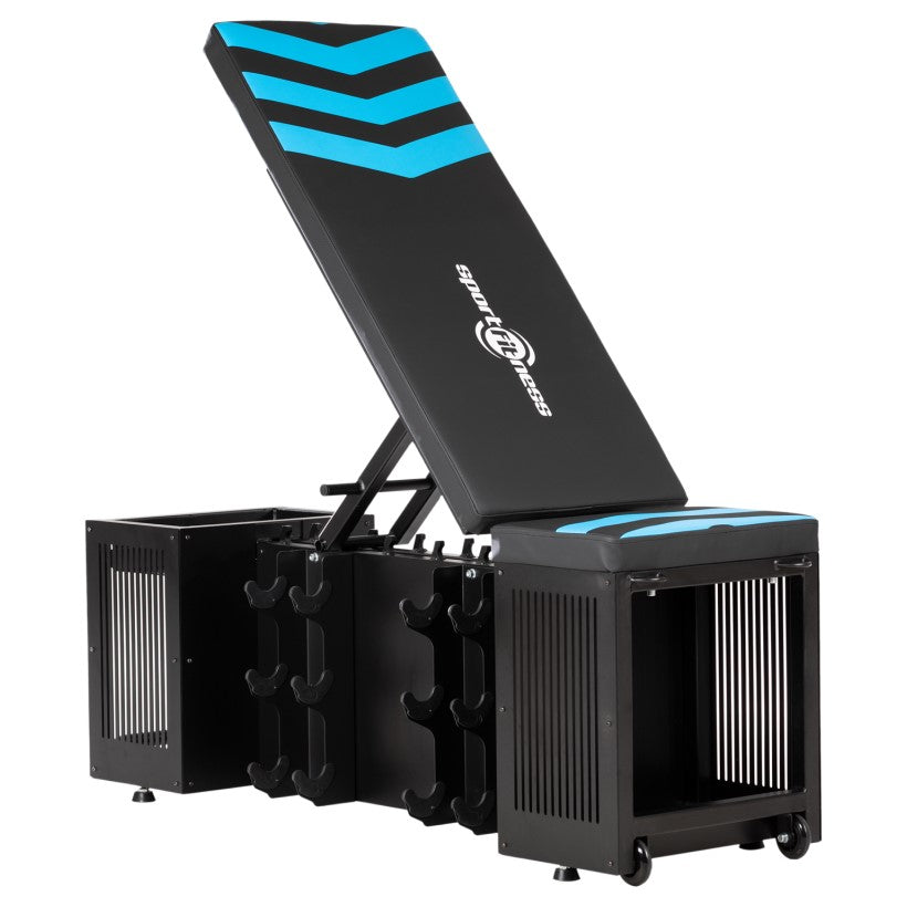 Banco Multiposición Con Compartimentos Sportfitness 071773