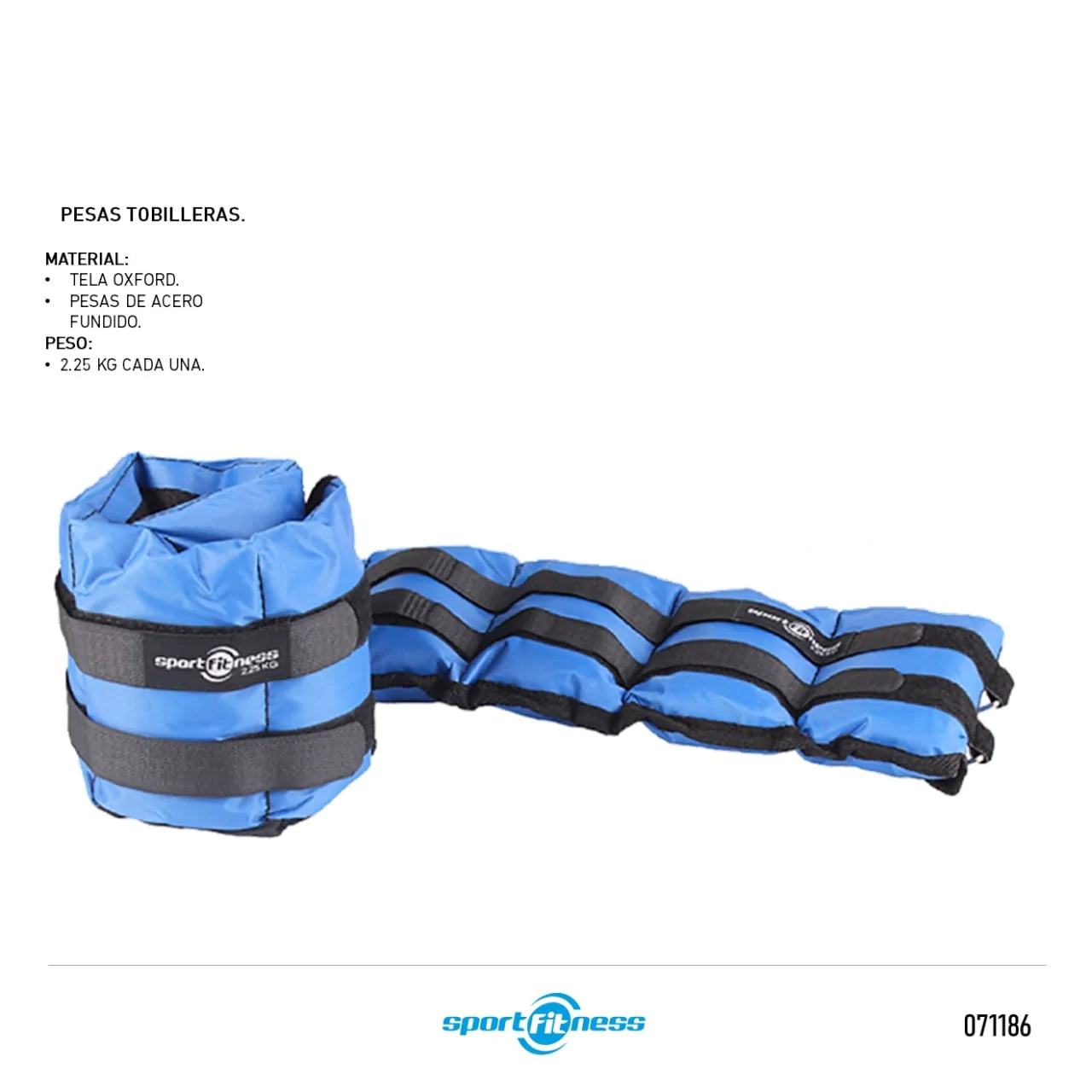 Pesas Tobilleras - Sportfitness 71186