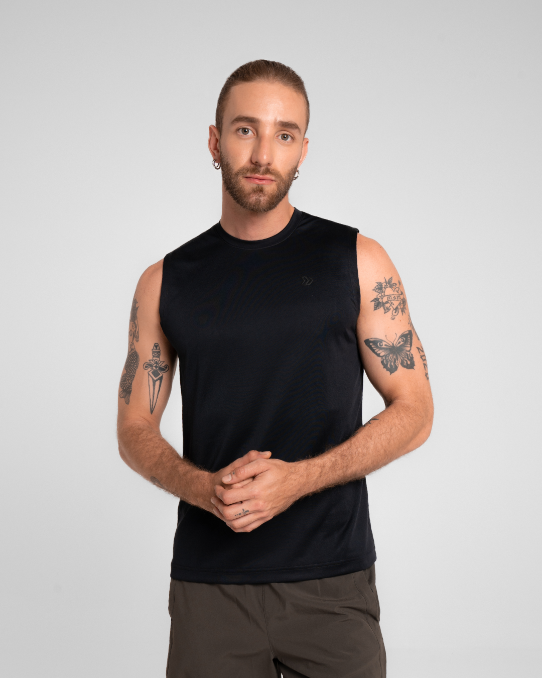 Camiseta Manga sisa Void Negro