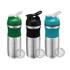 Caramañola Metalica Con Mezclador – SPORT FITNESS Varias Opciones